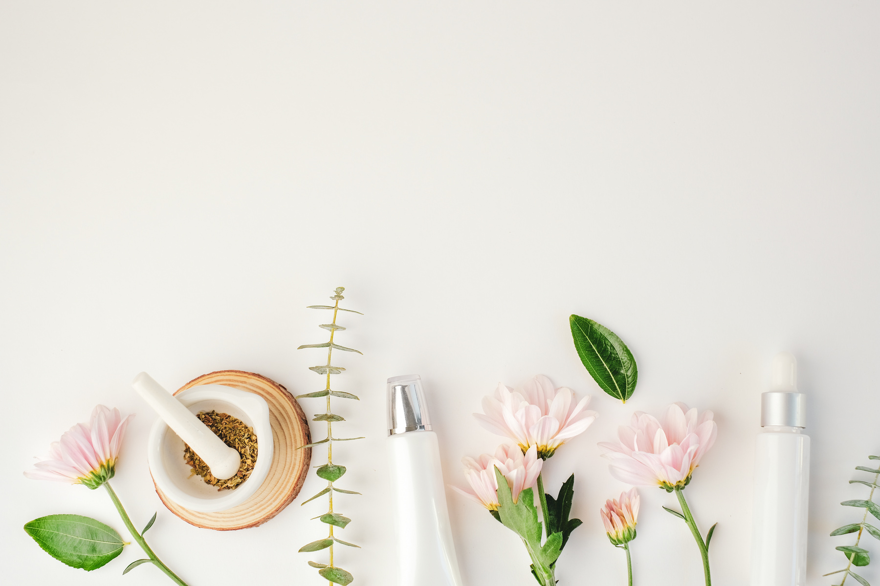 Cosmetic Beauty Products with Natural Ingredients